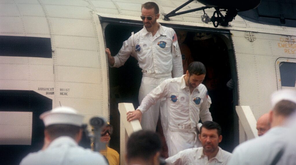 post 4671 apollo 7 splashdown 1968